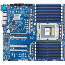 Gigabyte MZ33-AR1 Placa-mãe para servidor AMD EPYC 9004 Series SP5 Soquete único E-ATX PCIe 5.0 12 canais DDR5