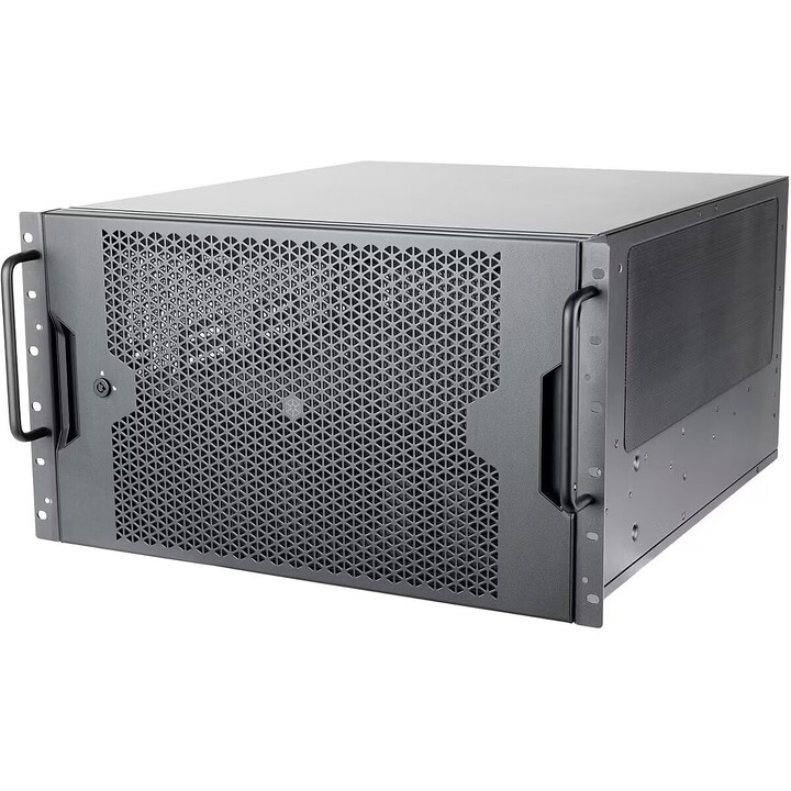 SilverStone RM61-312 6U Rackmount Storage Server Chassis with 12 Hotswap 3.5 Inch Bays and SSI-EEB Support