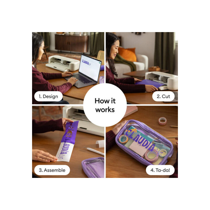 Pacote Cricut Explore 5 Essentials na cor Taupe