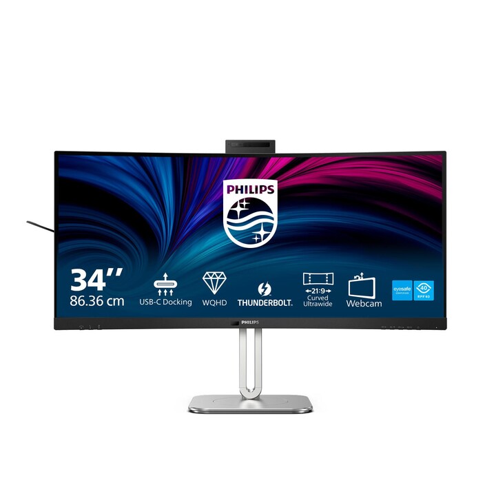 Monitor curvo Philips 34B2U6603CH de 86,36 cm (34 polegadas)