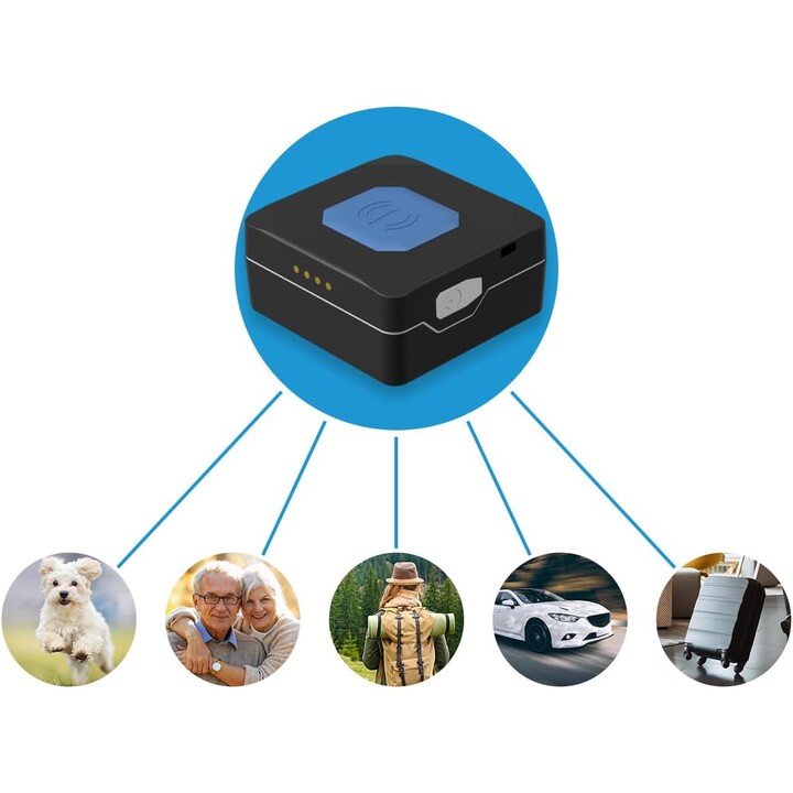 YUKAtrack Pocket GPS Tracker with Battery – SOS Function – For People, Seniors, Children, and Animals - No subscription