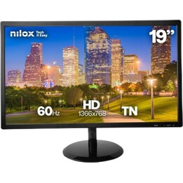 Monitor Nilox NXM19FHD22 18,5" HD 60Hz TN Tiempo de respuesta 5ms Montaje VESA
