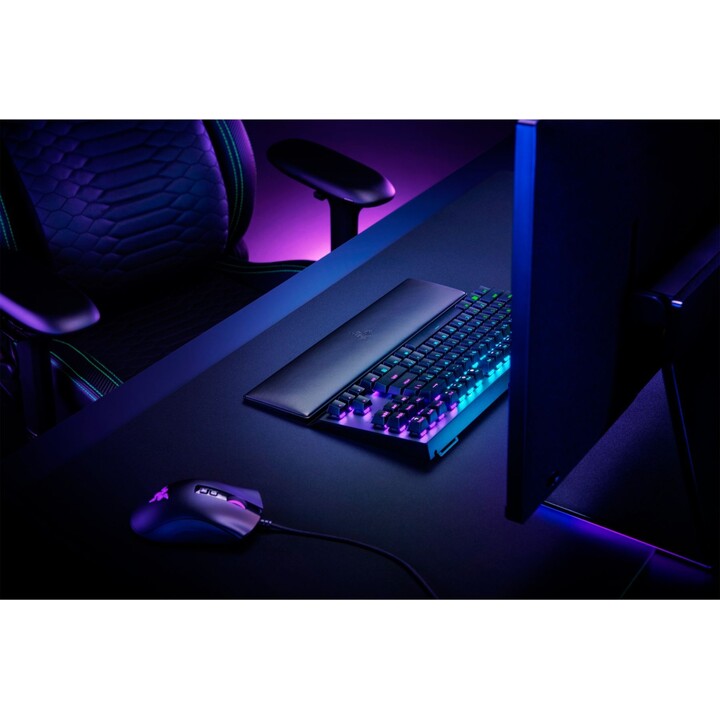 Razer RC21-01710100-R3M1 Poggiapolsi, ecopelle, schiuma di memoria, nero
