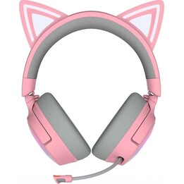 Razer Kraken Kitty V3 Pro Wireless HyperSpeed ​​Bluetooth Gaming Headset with RGB Earcups and Quartz Microphone