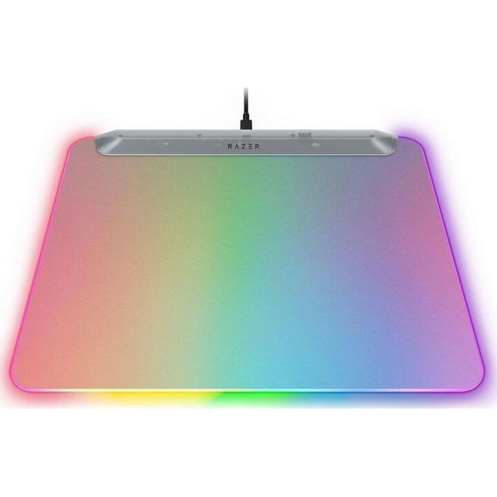 Mousepad Razer Firefly V2 Pro RGB bianco con base antiscivolo e USB