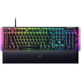 Razer Blackwidow V4 Gaming Keyboard, Black, Single-Button RGB Lighting