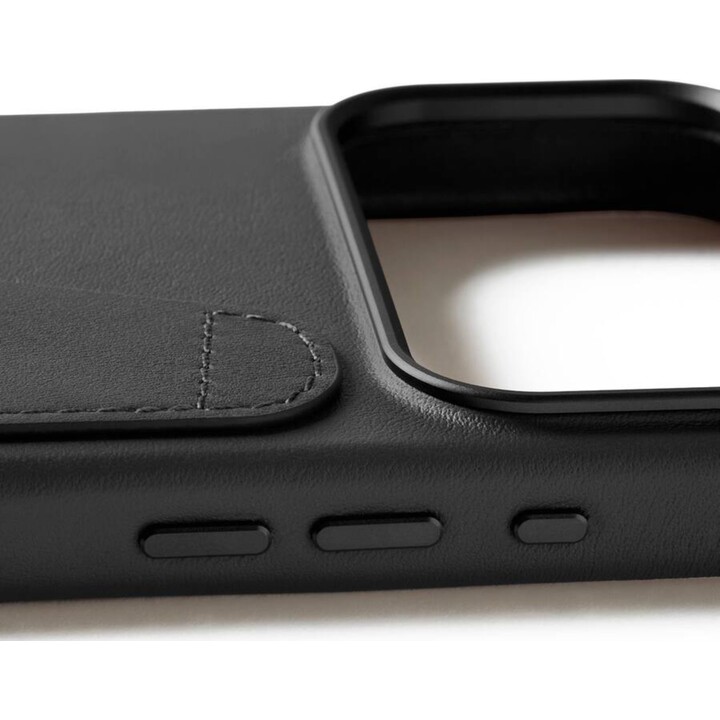 Mujjo - Full Leather Wallet Case for iPhone 17 Pro Max - Black