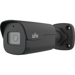 Câmara de Rede Uniview 5MP LightHunter 2.8mm Lente Fixa PoE H.265 IP67 IK10 IR 30m Preto