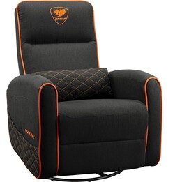 Cougar Fidom Ergonomic 360-Degree Rotation Gaming and Office Swivel Armchair Black and Orange