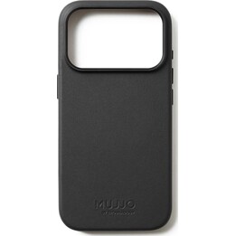 Mujjo Leather Case for iPhone 17 Pro – Protective Case Compatible with MagSafe - Black