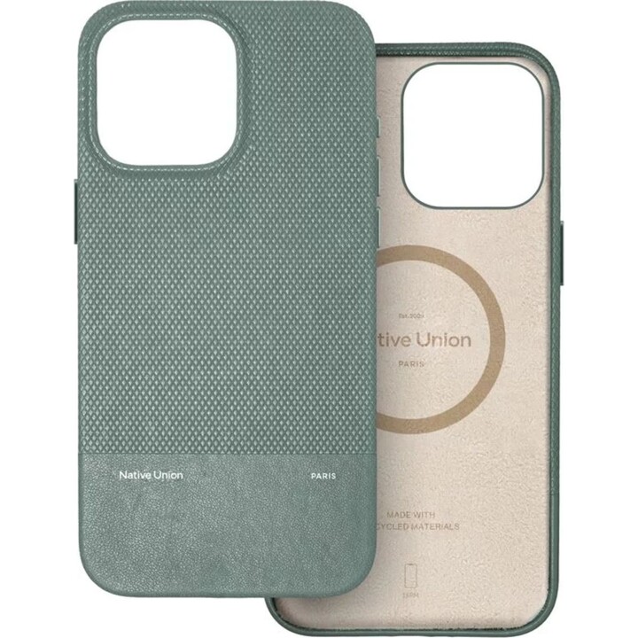 Native Union (RE)CLASSIC Case, Slate Green - iPhone 16 Pro Max (RECLA-GRN-NP24PM)