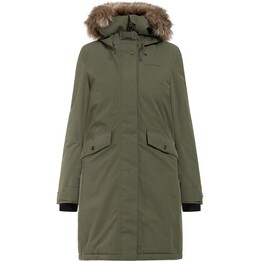 Women's coat Didriksons Erika Parka 3, deep green,