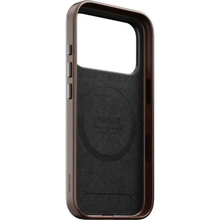 Horween Nomad Ledertasche für iPhone 17 Pro, Braun