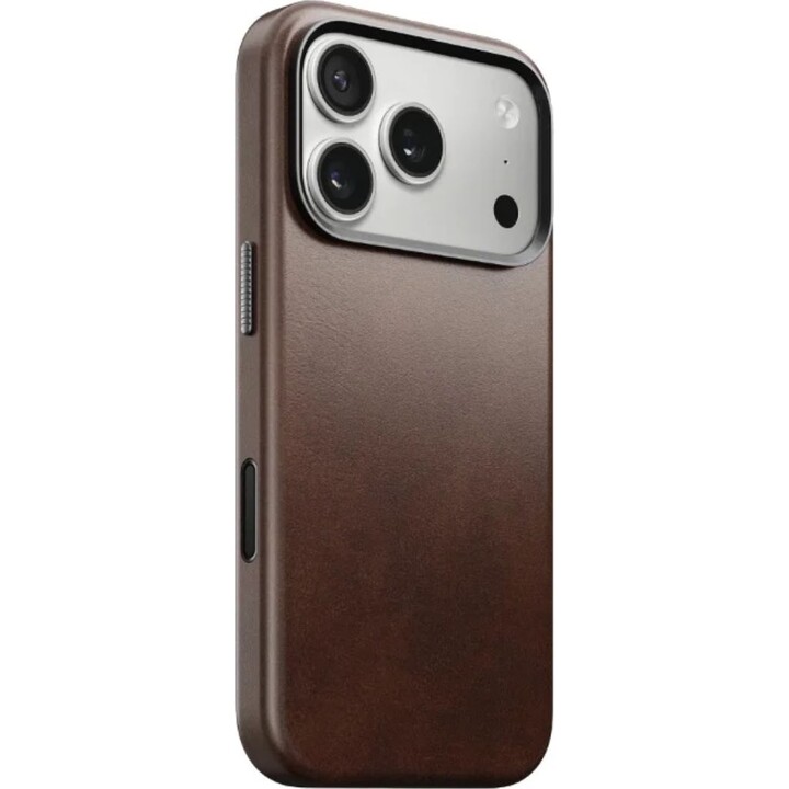 Horween Nomad Ledertasche für iPhone 17 Pro, Braun