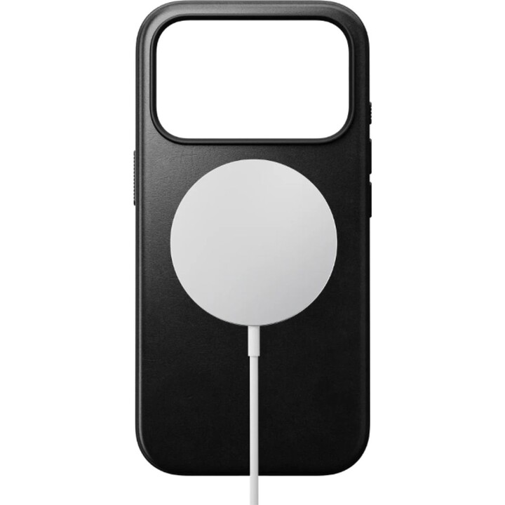 Custodia in pelle Horween Nomad per iPhone 17 Pro, nero
