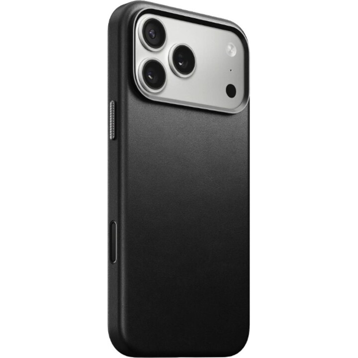 Étui en cuir traditionnel Nomad pour iPhone 17 Pro Max, noir
