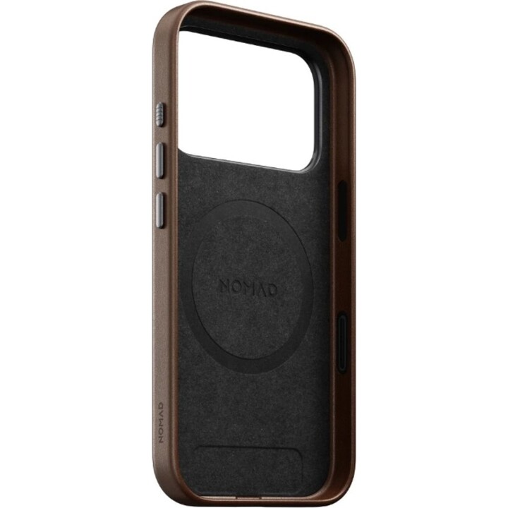 Nomad Leather Case for iPhone 17 Pro, Dark Brown