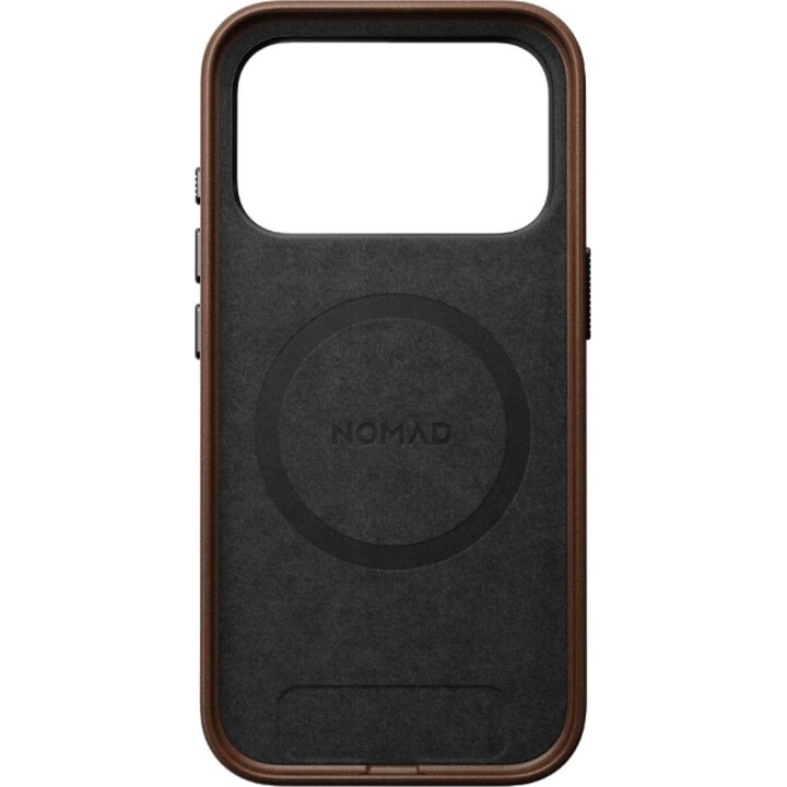 Nomad Leather Case for iPhone 17 Pro, Dark Brown