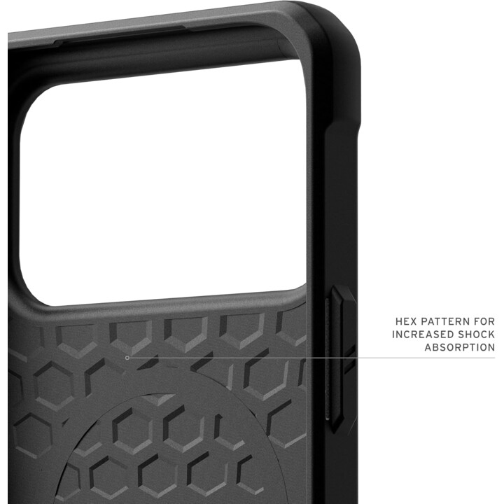 Urban Armor Gear Metropolis LT MS Case Compatible avec iPhone 17 Pro MAX Wireless Charging (Qi) Bleu Kevlar