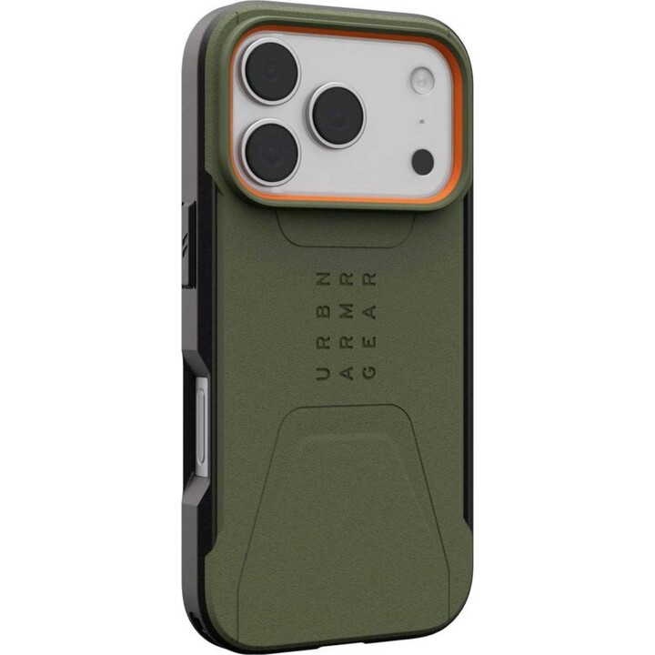 Capa Urban Armor Gear para Apple iPhone 17 Pro, verde e laranja (114545117297)