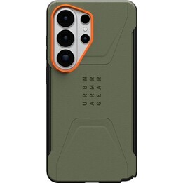 Capa Urban Armor Gear Civilian LT para Samsung Galaxy S26, verde-oliva, compatível com MagSafe