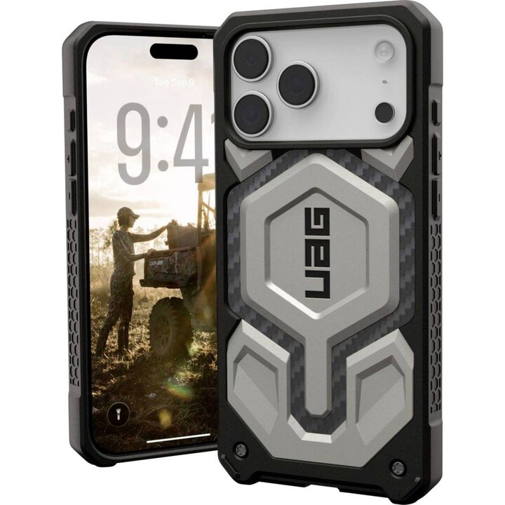 Urban Armor Gear Case for Apple iPhone 17 Pro Max, Titanium