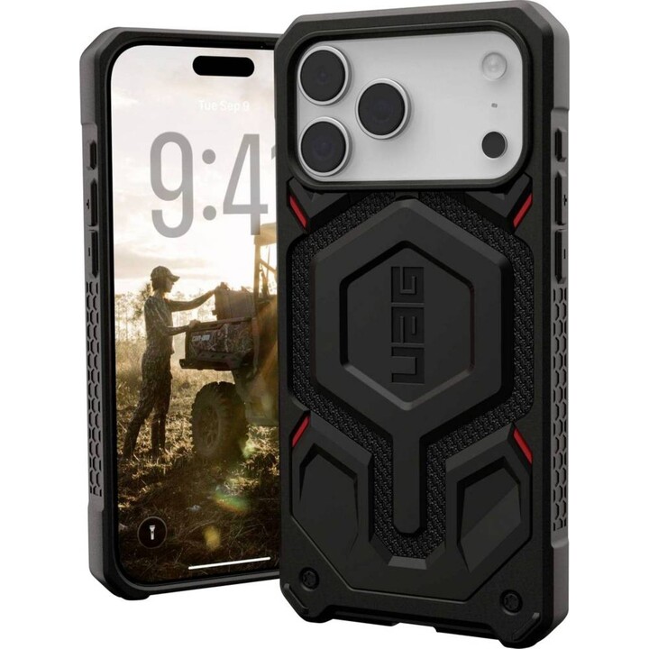 Urban Armor Gear Case for Apple iPhone 17 Pro Max, Black (114514113940)