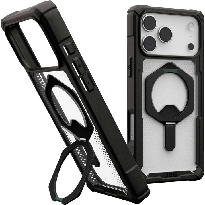 Étui Urban Armor Gear pour Apple iPhone 17 Pro Max, noir et transparent