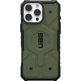 Urban Armor Pathfinder MagSafe Case pour iPhone 16 Pro Max, simili cuir vert