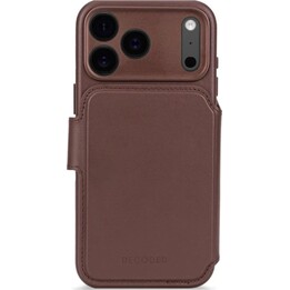Decoded Leder-Etui - abnehmbar für iPhone 17 Pro Max - schokoladenbraun