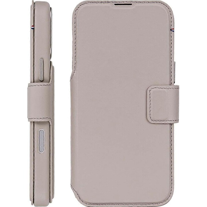 Decoded Leather Detachable Wallet Case iPhone 17 Pro Max Beige