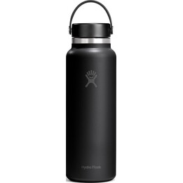Borraccia termica Hydro Flask da 1183 ml (40 oz) con tappo flessibile largo - Nera