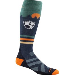 Darn Tough High Fives OTC Midweight Cushioned Ski Socks - Eclipse, Size: M