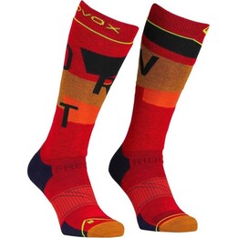 Ortovox Freeride Cozy Ski Socks - cengia rossa