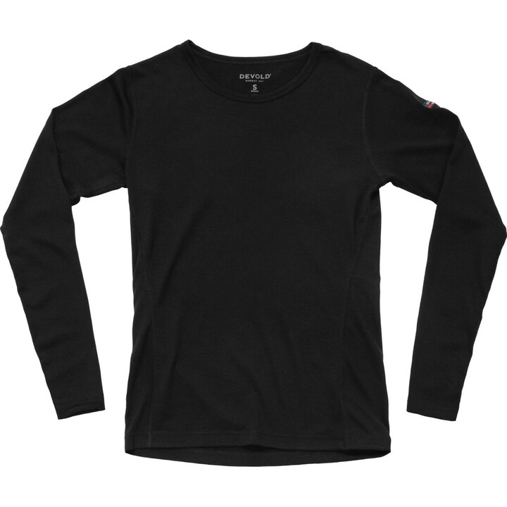 Camisa Devold Breeze Merino 150 - preta, tamanho: M