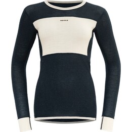 Bluza termoaktywna damska Devold Wool Mesh 190 Shirt - ink/offwhite rozmiar: s