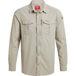 Camiseta de manga comprida Craghoppers NosiLife Adventure III - Cor pergaminho, Tamanho: XXL