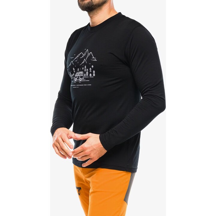 Longsleeve Sensor Merino Active PT Tee L/S - black van life rozmiar: s