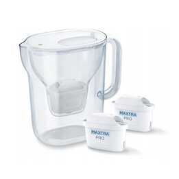 Dzbanek filtrujący Brita Style Essential+2 wkłady MaxtraPro PP (2,4l; biały)