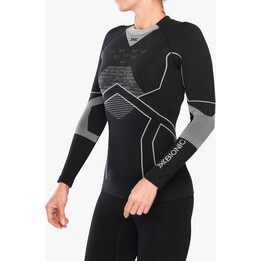 Bluza termoaktywna damska X-Bionic Energy Accumulator Light Shirt LS - x black/light grey rozmiar: s