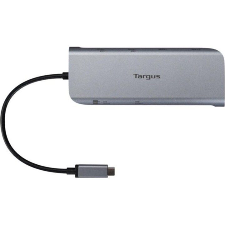 Targus DOCK427GL USB-C Dual HDMI 4K 140W Laptop Dock, Gray
