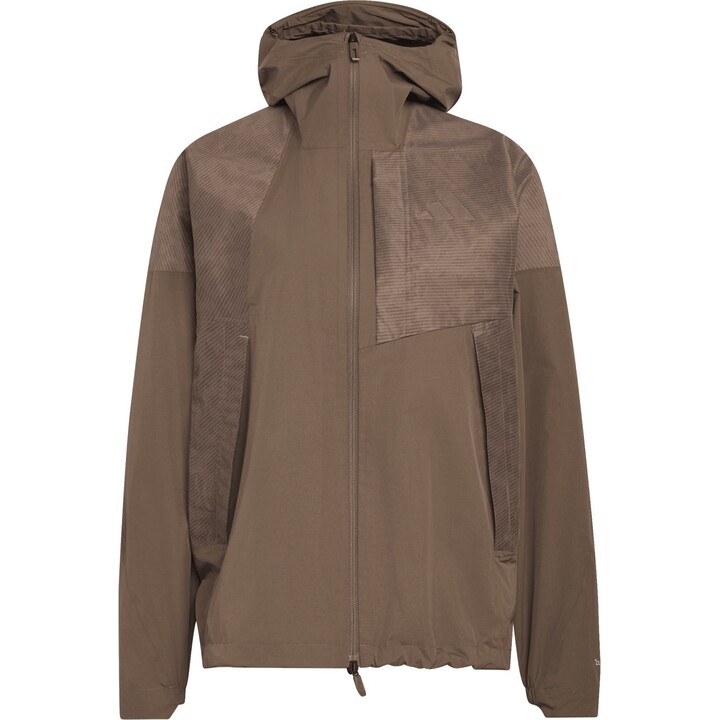 Kurtka damska adidas TERREX Xperior 2.5L Hybrid Primeknit Climaproof Jacket - trace brown rozmiar: m