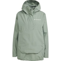 Chaqueta adidas TERREX Xploric para mujer, color plata, talla XS