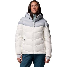 Chaqueta aislante Columbia Abbott Peak II para mujer - Color sal marina/gris circo. Talla: S