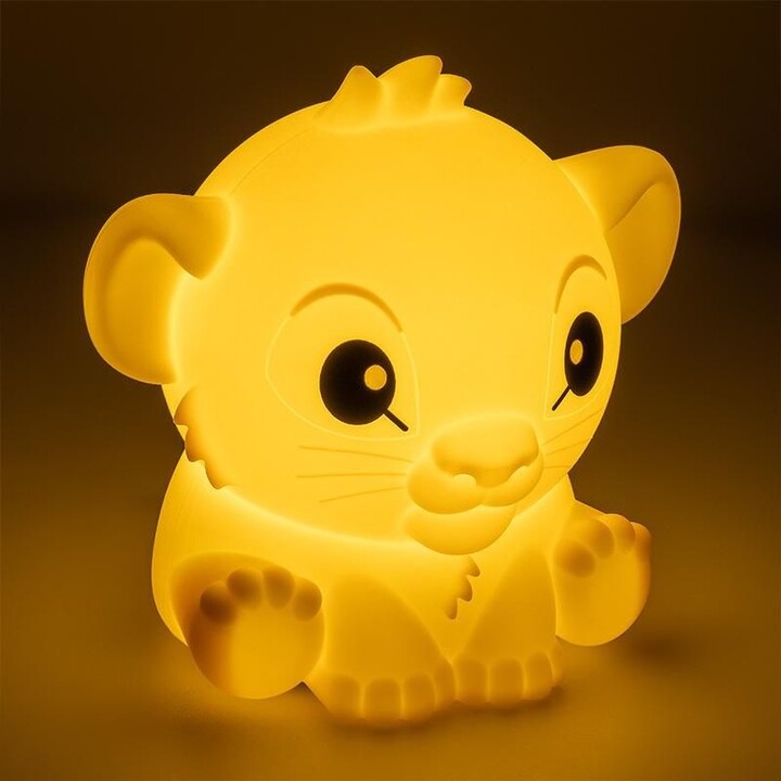 PALADONE Simba SquishyGlo luz de silicona recargable león Simba multicolor