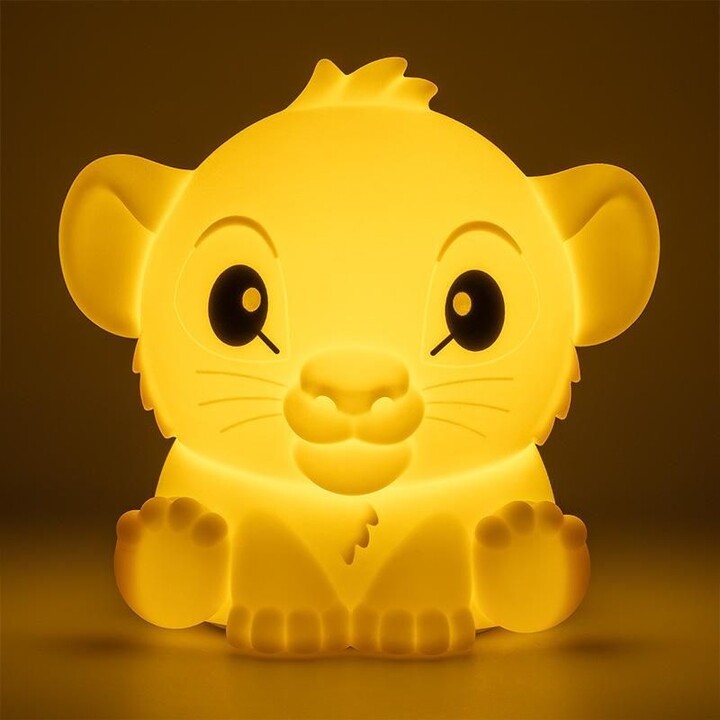 PALADONE Simba SquishyGlo luce in silicone ricaricabile Simba multicolore