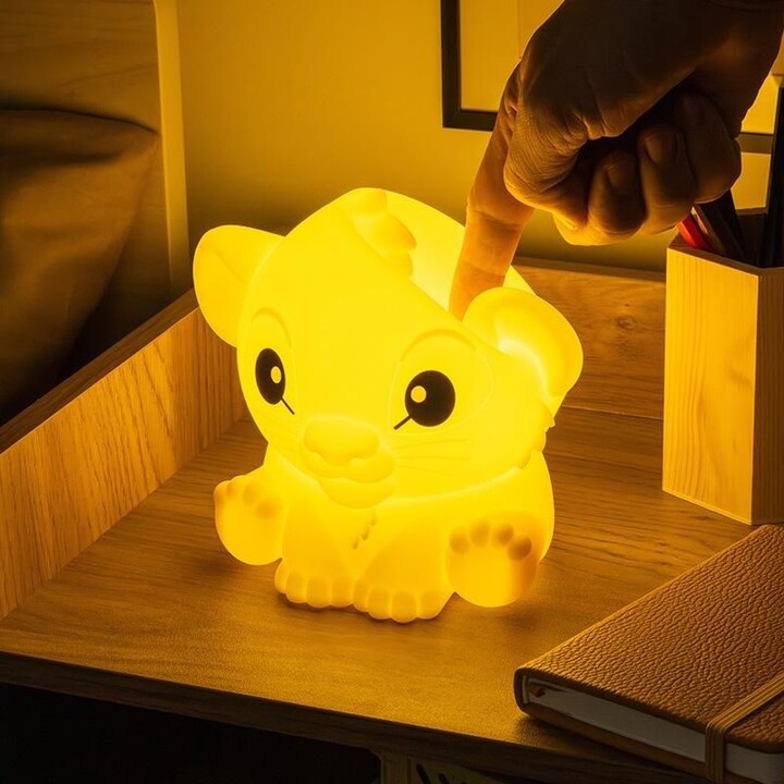 PALADONE Simba SquishyGlo luce in silicone ricaricabile Simba multicolore