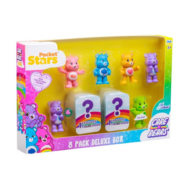 Figuras dos Ursinhos Carinhosos - Temporada 1 - Caixa de Luxo com 8 Figuras (Sortidas)