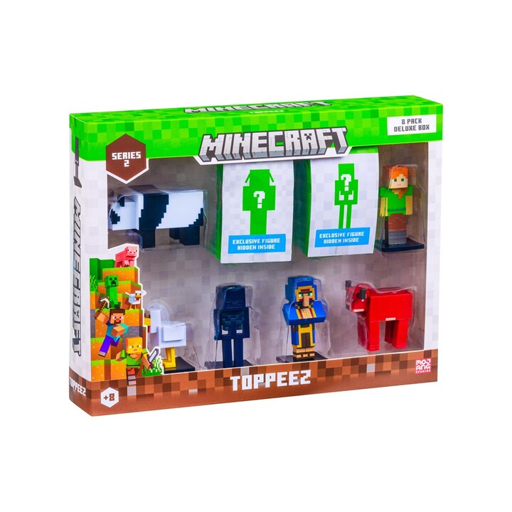 MINECRAFT SEASON 2 FIGURES - DELUXE BOX OF 8 FIGURES (ASSORTED)