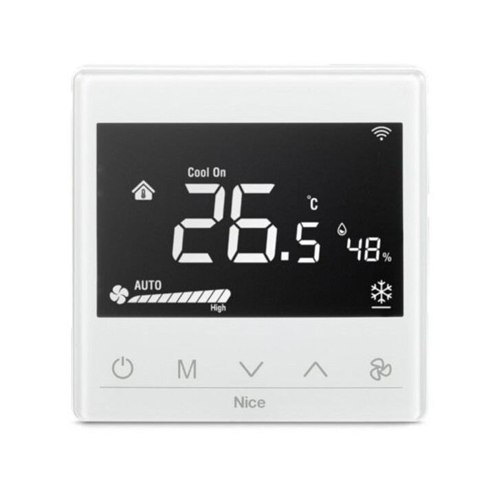 Termostato de controle de temperatura Nice Fan2-Control branco